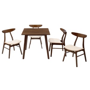 pak-200-000176-1 TΡΑΠΕΖΑΡΙΑ BENSON - ORLEAN PAKOWORLD ΣΕΤ 5ΤΜΧ ΚΑΡΥΔΙ - ΥΦΑΣΜΑ ΜΠΕΖ 80X80X75ΕΚ