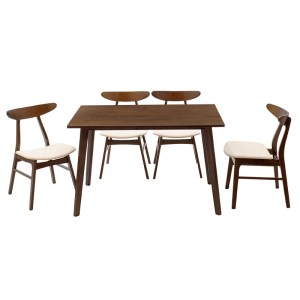 pak-200-000182-1 TΡΑΠΕΖΑΡΙΑ BENSON - ORLEAN PAKOWORLD ΣΕΤ 5ΤΜΧ ΚΑΡΥΔΙ - ΥΦΑΣΜΑ ΜΠΕΖ 120X80X75ΕΚ