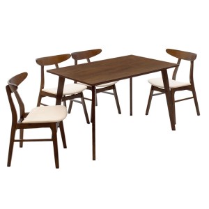 pak-200-000182-2 TΡΑΠΕΖΑΡΙΑ BENSON - ORLEAN PAKOWORLD ΣΕΤ 5ΤΜΧ ΚΑΡΥΔΙ - ΥΦΑΣΜΑ ΜΠΕΖ 120X80X75ΕΚ