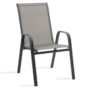 pak-200-000305-2 ΤΡΑΠΕΖΑΡΙΑ ΚΗΠΟΥ CALAN-WATSON ΣΕΤ 3ΤΕΜ PAKOWORLD ΜΕΤΑΛΛΟ ΜΑΥΡΟ-TEXTILENE ΜΑΥΡΟ