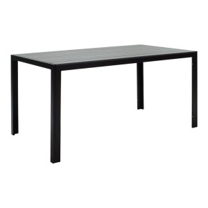 pak-200-000379-4 ΤΡΑΠΕΖΑΡΙΑ ΚΗΠΟΥ NARES-MOLY ΣΕΤ 7ΤΕΜ PAKOWORLD ΑΛΟΥΜΙΝΙΟ ΜΑΥΡΟ-TEXTILENE ΓΚΡΙ
