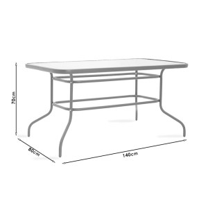 pak-200-000382-4 ΤΡΑΠΕΖΑΡΙΑ VALOR-CALAN ΣΕΤ 5ΤΕΜ PAKOWORLD ΜΕΤΑΛΛΟ-TEXTILENE ΚΑΦΕ