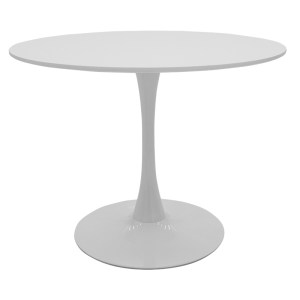 pak-200-000472-1 ΤΡΑΠΕΖΑΡΙΑ BALOU-GASTON ΣΕΤ 5ΤΕΜ PAKOWORLD MDF ΚΑΙ PP ΣΕ ΛΕΥΚΗ-ΦΥΣΙΚΗ ΑΠΟΧΡΩΣΗ Φ100X75ΕΚ