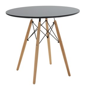pak-200-000629-1 ΤΡΑΠΕΖΑΡΙΑ JULITA PAKOWORLD ΣΕΤ 5ΤΕΜ ΣΕ ΑΠΟΧΡΩΣΗ ΜΑΥΡΟ-ΦΥΣΙΚΟ Φ80X73ΕΚ