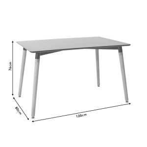 pak-200-000633-3 ΤΡΑΠΕΖΑΡΙΑ NATALI-JULITA PAKOWORLD ΣΕΤ 5ΤΕΜ ΜΑΥΡΟ-ΛΕΥΚΟ-ΦΥΣΙΚΟ 120X80X76ΕΚ