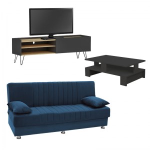 pak-200-000684 ΦΟΙΤΗΤΙΚΟ ΠΑΚΕΤΟ ΕΠΙΠΛΩΝ ΣΑΛΟΝΙΟΥ NEW LIVING 9 PAKOWORLD ΣΕΤ 3 ΤΜΧ