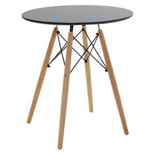 pak-200-000693-2 ΤΡΑΠΕΖΑΡΙΑ JULITA-GASTON ΣΕΤ 3ΤΕΜ PAKOWORLD MDF ΚΑΙ ΞΥΛΟ ΟΞΙΑΣ ΣΕ ΜΑΥΡΗ-ΦΥΣΙΚΗ ΑΠΟΧΡΩΣΗ Φ60X73ΕΚ