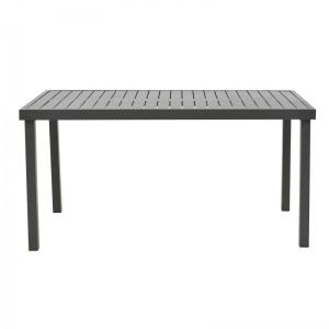 pak-200-000772-5 ΤΡΑΠΕΖΑΡΙΑ MABU-KLINTON ΣΕΤ 5ΤΕΜ PAKOWORLD ΑΛΟΥΜΙΝΙΟ ΚΑΙ ΥΦΑΣΜΑ ΣΕ ΑΝΘΡΑΚΙ ΑΠΟΧΡΩΣΗ 150X80X74ΕΚ