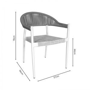 pak-200-000794-9 ΤΡΑΠΕΖΑΡΙΑ KLITON - ELATION ΣΕΤ 3ΤΕΜ PAKOWORLD ΑΛΟΥΜΙΝΙΟ ΣΕ ΛΕΥΚΗ ΑΠΟΧΡΩΣΗ 80X80X74ΕΚ