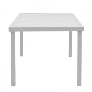 pak-200-000807-3 ΤΡΑΠΕΖΑΡΙΑ KLITON - SAVOR ΣΕΤ 5ΤΕΜ PAKOWORLD ΑΛΟΥΜΙΝΙΟ ΣΕ ΛΕΥΚΗ ΑΠΟΧΡΩΣΗ 150X80X74ΕΚ