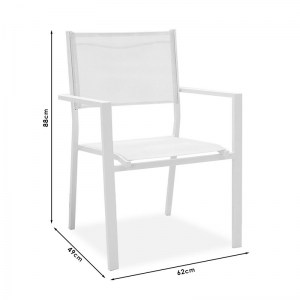 pak-200-000814-11 ΤΡΑΠΕΖΑΡΙΑ MOLY - KLITON ΣΕΤ 3ΤΕΜ PAKOWORLD ΑΝΘΡΑΚΙ ΚΑΙ ΜΑΥΡΟ ΑΛΟΥΜΙΝΙΟ-TEXTILENE ΣΕ ΑΝΘΡΑΚΙ ΑΠΟΧΡΩΣΗ 80X80X74ΕΚ