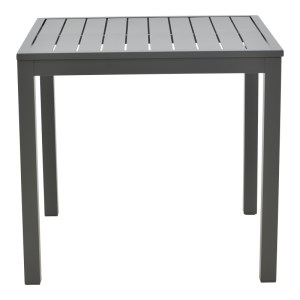 pak-200-000815-6 ΤΡΑΠΕΖΑΡΙΑ MOLY - KLITON Ι ΣΕΤ 5ΤΕΜ PAKOWORLD ΑΝΘΡΑΚΙ ΑΛΟΥΜΙΝΙΟ ΚΑΙ TEXTILENE ΣΕ ΑΝΘΡΑΚΙ ΑΠΟΧΡΩΣΗ 80X80X74ΕΚ