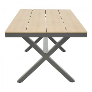 pak-200-000821-6 ΤΡΑΠΕΖΑΡΙΑ THORIO-LUSH ΣΕΤ 5ΤΕΜ PAKOWORLD ΑΝΘΡΑΚΙ ΑΛΟΥΜΙΝΙΟ ΚΑΙ PLYWOOD ΣΕ ΦΥΣΙΚΗ ΑΠΟΧΡΩΣΗ 160X90X75ΕΚ