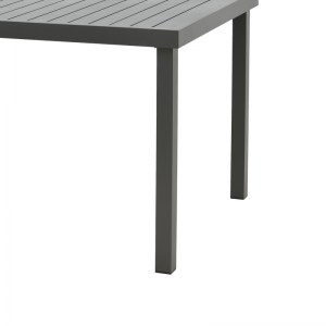 pak-200-000831-9 ΤΡΑΠΕΖΑΡΙΑ MOLY-KLITON B ΣΕΤ 7ΤΕΜ PAKOWORLD ΑΛΟΥΜΙΝΙΟΥ ΚΑΙ ΑΝΘΡΑΚΙ TEXTILENE 150X80X74ΕΚ