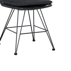pak-200-000856-4 ΤΡΑΠΕΖΑΡΙΑ KLITON-NAOKI ΣΕΤ 5ΤΕΜ PAKOWORLD ΑΝΘΡΑΚΙ ΑΛΟΥΜΙΝΙΟ ΚΑΙ ΜΕΤΑΛΛΟ ΣΕ ΜΑΥΡΗ ΑΠΟΧΡΩΣΗ 80X80X74ΕΚ