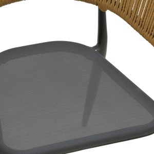 pak-200-000858-6 ΤΡΑΠΕΖΑΡΙΑ KLITON-RAVEN ΣΕΤ 5ΤΕΜ PAKOWORLD  ΑΛΟΥΜΙΝΙΟ ΣΕ ΑΝΘΡΑΚΙ ΑΠΟΧΡΩΣΗ 80X80X74ΕΚ