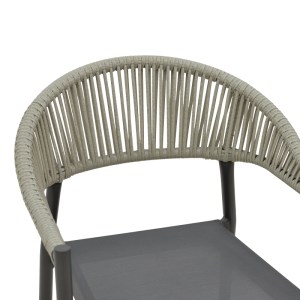 pak-200-000860-6 ΤΡΑΠΕΖΑΡΙΑ KLITON- ELATION ΣΕΤ 5ΤΕΜ PAKOWORLD  ΑΛΟΥΜΙΝΙΟ ΣΕ ΑΝΘΡΑΚΙ ΑΠΟΧΡΩΣΗ 80X80X74ΕΚ