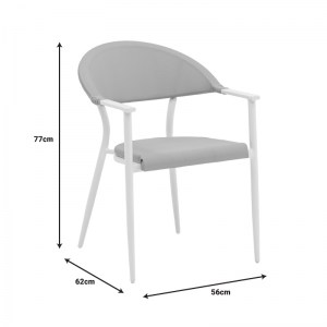 pak-200-000876-11 ΤΡΑΠΕΖΑΡΙΑ KLITON-PINO ΣΕΤ 7ΤΕΜ PAKOWORLD ΑΛΟΥΜΙΝΙΟ ΣΕ ΛΕΥΚΗ ΑΠΟΧΡΩΣΗ 150X80X74ΕΚ