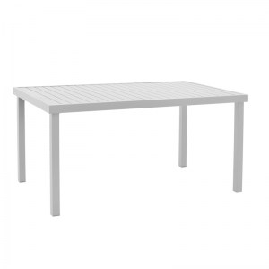 pak-200-000877-6 ΤΡΑΠΕΖΑΡΙΑ KLITON-MOLY ΣΕΤ 5ΤΕΜ PAKOWORLD ΑΛΟΥΜΙΝΙΟ ΣΕ ΛΕΥΚΗ ΑΠΟΧΡΩΣΗ 150X80X74ΕΚ