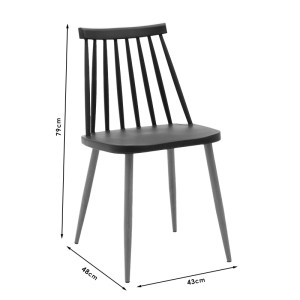pak-200-000969-5 ΤΡΑΠΕΖΑΡΙΑ AURORA-NATALI PAKOWORLD ΣΕΤ 5ΤΕΜ PP-MDF ΣΕ ΜΑΥΡΗ-ΦΥΣΙΚΗ ΑΠΟΧΡΩΣΗ 80X80X76ΕΚ