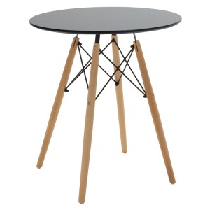 pak-200-000971-4 ΤΡΑΠΕΖΑΡΙΑ AURORA-JULITA PAKOWORLD ΣΕΤ 3ΤΕΜ PP-MDF ΣΕ ΜΑΥΡΗ-ΦΥΣΙΚΗ ΑΠΟΧΡΩΣΗ Φ60X73ΕΚ