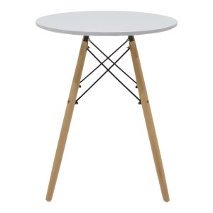 pak-200-000983-5 ΤΡΑΠΕΖΑΡΙΑ AURORA-JULITA PAKOWORLD ΣΕΤ 3ΤΕΜ PP-MDF ΣΕ ΛΕΥΚΟ-ΦΥΣΙΚΗ ΑΠΟΧΡΩΣΗ Φ60X73ΕΚ