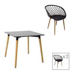 pak-200-000986 ΤΡΑΠΕΖΑΡΙΑ EZRA-NATALI PAKOWORLD ΣΕΤ 3ΤΕΜ PP-MDF ΣΕ ΜΑΥΡΗ-ΦΥΣΙΚΗ ΑΠΟΧΡΩΣΗ 80X80X76ΕΚ