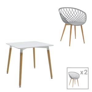 pak-200-000998 ΤΡΑΠΕΖΑΡΙΑ EZRA-NATALI PAKOWORLD ΣΕΤ 3ΤΕΜ PP-MDF ΣΕ ΓΚΡΙ-ΛΕΥΚΗ ΑΠΟΧΡΩΣΗ ΜΕ ΦΥΣΙΚΟ ΠΟΔΙ 80X80X76ΕΚ