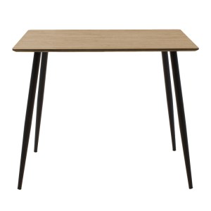 pak-200-001015-5 ΤΡΑΠΕΖΑΡΙΑ AURORA-CUBA PAKOWORLD ΣΕΤ 3ΤΕΜ PP-MDF ΣΕ ΜΑΥΡΗ-SONOMA ΑΠΟΧΡΩΣΗ 70X70X75ΕΚ