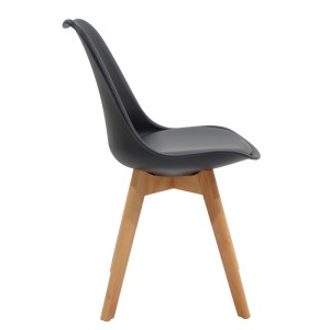 pak-200-001018-3 ΤΡΑΠΕΖΑΡΙΑ GASTON-BALOU PAKOWORLD ΣΕΤ 5ΤΕΜ PP-MDF ΣΕ ΜΑΥΡΗ-ΦΥΣΙΚΟ ΑΠΟΧΡΩΣΗ Φ100X75ΕΚ