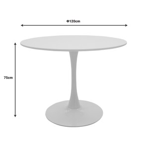 pak-200-001031-8 ΤΡΑΠΕΖΑΡΙΑ EZRA-BALOU I PAKOWORLD ΣΕΤ 5ΤΕΜ PP-MDF ΣΕ ΜΑΥΡΗ ΑΠΟΧΡΩΣΗ Φ120X75ΕΚ