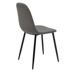 pak-200-001059-2 ΤΡΑΠΕΖΑΡΙΑ GUSTAS-BELLA PAKOWORLD ΣΕΤ 5ΤΜΧ ΓΚΡΙ ΜΑΡΜΑΡΟΥ SINTERED STONE-ΜΑΥΡΟ ΜΕΤΑΛΛΟ 120X60X75ΕΚ