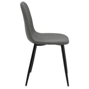 pak-200-001059-3 ΤΡΑΠΕΖΑΡΙΑ GUSTAS-BELLA PAKOWORLD ΣΕΤ 5ΤΜΧ ΓΚΡΙ ΜΑΡΜΑΡΟΥ SINTERED STONE-ΜΑΥΡΟ ΜΕΤΑΛΛΟ 120X60X75ΕΚ