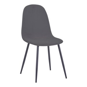 pak-200-001064-1 ΤΡΑΠΕΖΑΡΙΑ GUSTAS-BELLA E PAKOWORLD ΣΕΤ 5ΤΜΧ ΓΚΡΙ ΜΑΡΜΑΡΟΥ SINTERED STONE-ΜΑΥΡΟ ΜΕΤΑΛΛΟ 140X80X75ΕΚ