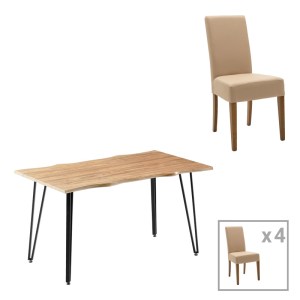 pak-200-001078 ΤΡΑΠΕΖΑΡΙΑ DITTA-IZZAC PAKOWORLD ΜΟΚΑ- ΚΑΡΥΔΙ 140X80X76ΕΚ