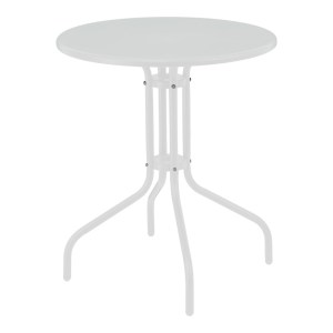 pak-200-001123-4 ΤΡΑΠΕΖΑΡΙΑ VERGO-TARETE PAKOWORLD ΣΕΤ 3ΤΕΜ ΜΕΤΑΛΛΟ ΣΕ ΛΕΥΚΗ ΑΠΟΧΡΩΣΗ