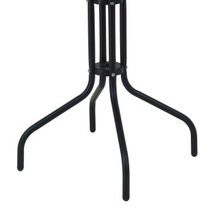 pak-200-001128-6 ΤΡΑΠΕΖΑΡΙΑ VERGO-CHARI PAKOWORLD ΣΕΤ 3ΤΕΜ ΜΕΤΑΛΛΟ ΣΕ ΜΑΥΡΗ ΑΠΟΧΡΩΣΗ