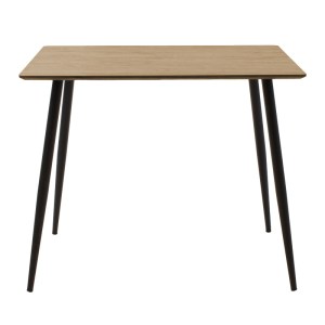 pak-200-001154-5 ΤΡΑΠΕΖΑΡΙΑ CUBA-PARKER PAKOWORLD ΣΕΤ 3ΤΕΜ MDF ΣΕ SONOMA-ΜΑΥΡΗ ΑΠΟΧΡΩΣΗ 70X70X75CM