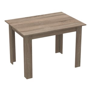 pak-200-001161-4 ΤΡΑΠΕΖΑΡΙΑ MANKA-PARKER PAKOWORLD ΣΕΤ 5ΤΕΜ MDF ΣΕ ΜΑΥΡΗ-SONOMA TRUFFLE ΑΠΟΧΡΩΣΗ 110X80X77ΕΚ