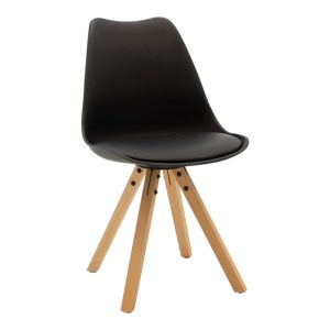 pak-200-001167-1 ΤΡΑΠΕΖΑΡΙΑ NATALI-CARON PAKOWORLD ΣΕΤ 5ΤΕΜ MDF ΣΕ ΜΑΥΡΗ-ΦΥΣΙΚΗ ΑΠΟΧΡΩΣΗ 120X80X76ΕΚ