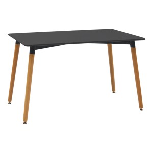 pak-200-001167-4 ΤΡΑΠΕΖΑΡΙΑ NATALI-CARON PAKOWORLD ΣΕΤ 5ΤΕΜ MDF ΣΕ ΜΑΥΡΗ-ΦΥΣΙΚΗ ΑΠΟΧΡΩΣΗ 120X80X76ΕΚ