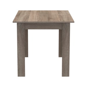 pak-200-001184-6 ΤΡΑΠΕΖΑΡΙΑ MANKA-AURORA I PAKOWORLD ΣΕΤ 5ΤΕΜ ΣΕ SONOMA TRUFFLE-ΜΑΥΡΗ ΑΠΟΧΡΩΣΗ 110X80X77ΕΚ