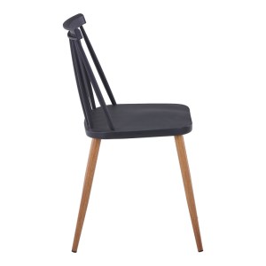 pak-200-001187-2 ΤΡΑΠΕΖΑΡΙΑ CHLOE-AURORA I PAKOWORLD ΣΕΤ 5ΤΕΜ ΓΥΑΛΙΝΟ 8ΧΙΛ ΑΝΘΡΑΚΙ - ΠΟΔΙ ΦΥΣΙΚΟ-ΜΑΥΡΗ ΑΠΟΧΡΩΣΗ 120X70X75ΕΚ