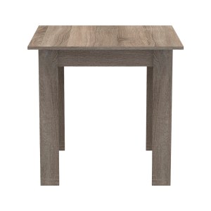 pak-200-001187-6 ΤΡΑΠΕΖΑΡΙΑ CHLOE-AURORA I PAKOWORLD ΣΕΤ 5ΤΕΜ ΓΥΑΛΙΝΟ 8ΧΙΛ ΑΝΘΡΑΚΙ - ΠΟΔΙ ΦΥΣΙΚΟ-ΜΑΥΡΗ ΑΠΟΧΡΩΣΗ 120X70X75ΕΚ