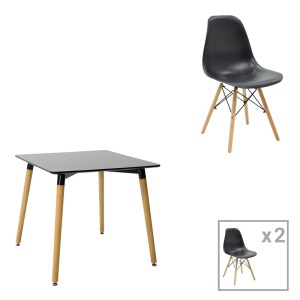 pak-200-001196 ΤΡΑΠΕΖΑΡΙΑ NATALI-JULITA PAKOWORLD ΣΕΤ 3ΤΕΜ MDF ΜΑΥΡΟ-ΠΟΔΙΑ ΦΥΣΙΚΟ 80X80X76ΕΚ