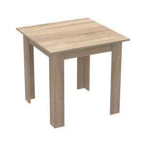 pak-200-001200-4 ΤΡΑΠΕΖΑΡΙΑ MANKA I-JULITA PAKOWORLD ΣΕΤ 3ΤΕΜ ΣΕ SONOMA-ΜΑΥΡΗ ΑΠΟΧΡΩΣΗ 80X80X77ΕΚ