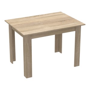 pak-200-001204-4 ΤΡΑΠΕΖΑΡΙΑ MANKA-EZRA PAKOWORLD ΣΕΤ 5ΤΕΜ ΣΕ SONOMA-ΜΑΥΡΗ ΑΠΟΧΡΩΣΗ 110X80X77ΕΚ