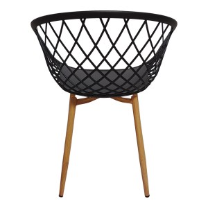 pak-200-001208-2 ΤΡΑΠΕΖΑΡΙΑ CHLOE-EZRA PAKOWORLD ΣΕΤ 5ΤΕΜ ΓΥΑΛΙΝΟ 8ΧΙΛ ΑΝΘΡΑΚΙ - ΠΟΔΙ ΦΥΣΙΚΟ 120X70X75ΕΚ