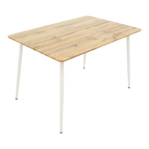 pak-200-001209-6 ΤΡΑΠΕΖΑΡΙΑ CUBA-PARKER PAKOWORLD ΣΕΤ 5ΤΕΜ SONOMA-ΛΕΥΚΟ 120X80X75ΕΚ