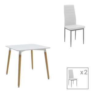pak-200-001211 ΤΡΑΠΕΖΑΡΙΑ NATALI-PARKER PAKOWORLD ΣΕΤ 3ΤΕΜ MDF ΛΕΥΚΟ-ΠΟΔΙΑ ΦΥΣΙΚΟ 80X80X76ΕΚ